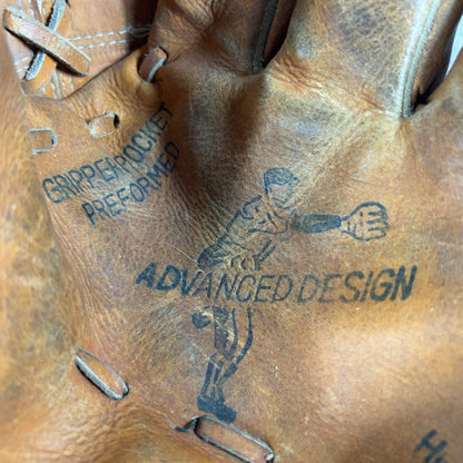 Vtg Rawlings GJ54 Bellows Web Mike Schmidt Leather Baseball Glove Nylon Reinforced Right Handed + 2 Childs Gloves