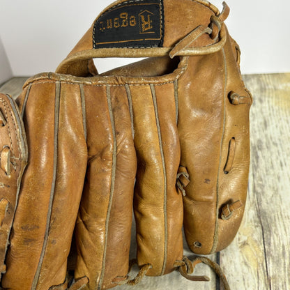 Vtg Rawlings GJ54 Bellows Web Mike Schmidt Leather Baseball Glove Nylon Reinforced Right Handed + 2 Childs Gloves