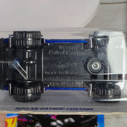 Hot Wheels 2023 Nissan Patrol Custom Die-Cast Toy Car 1/64 Scale Blue & Red