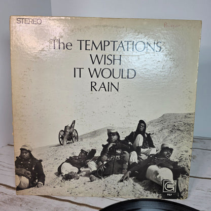 The Temptations Wish It Would Rain Vinyl Record Album Gordy 1968 Stereo GLPS-927