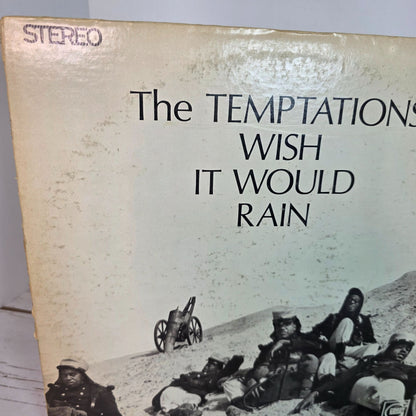 The Temptations Wish It Would Rain Vinyl Record Album Gordy 1968 Stereo GLPS-927