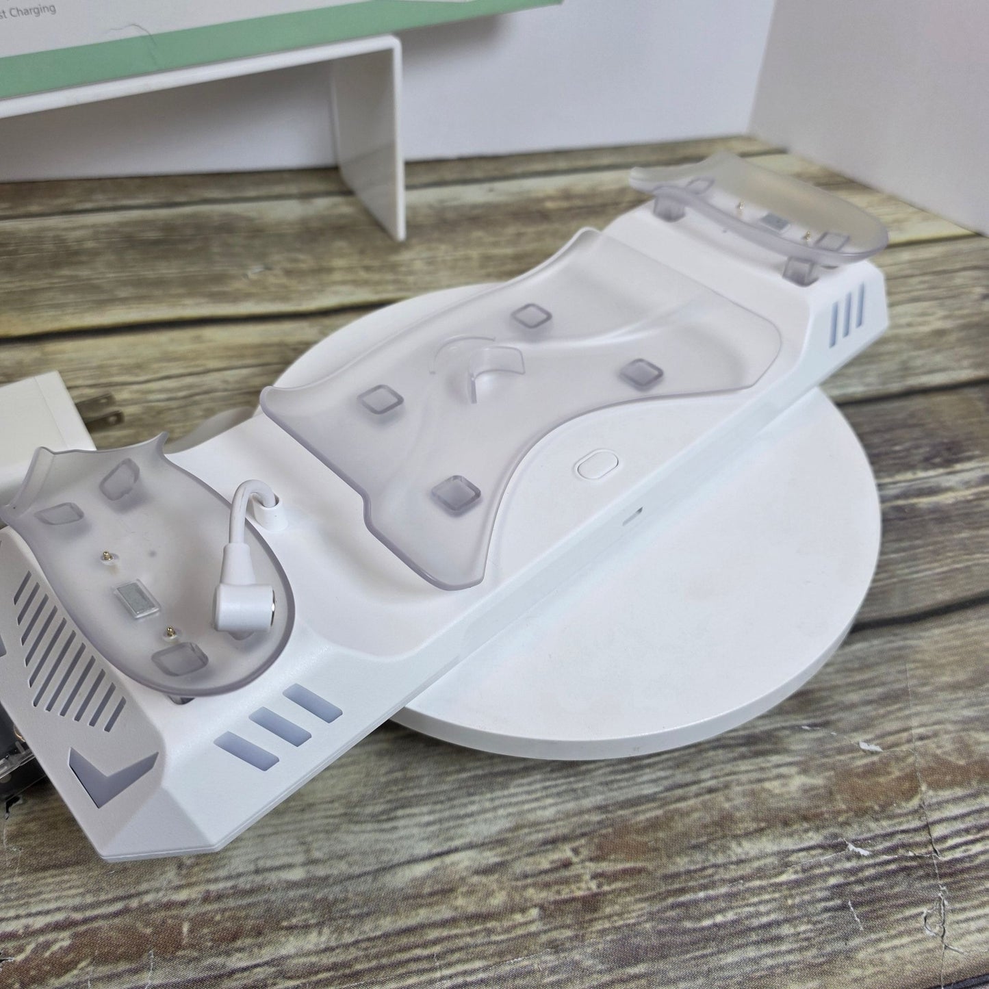 Charging Dock for Meta Quest 3/Quest 3S, Magnetic Charging Station for Oculus Quest 3 VR Headset & Controllers, with 2 Rechargeable 2100mAh Batteries, USB-C Charger and Cable, Supports LED Indicator