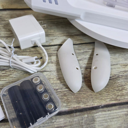 Charging Dock for Meta Quest 3/Quest 3S, Magnetic Charging Station for Oculus Quest 3 VR Headset & Controllers, with 2 Rechargeable 2100mAh Batteries, USB-C Charger and Cable, Supports LED Indicator