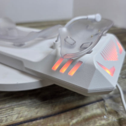 Charging Dock for Meta Quest 3/Quest 3S, Magnetic Charging Station for Oculus Quest 3 VR Headset & Controllers, with 2 Rechargeable 2100mAh Batteries, USB-C Charger and Cable, Supports LED Indicator