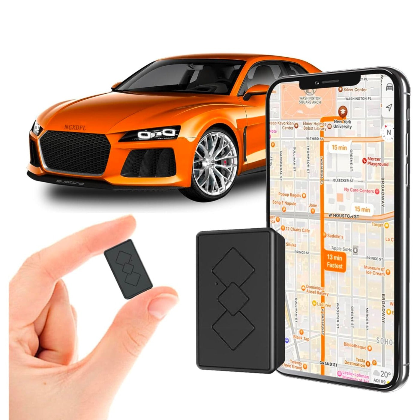 Mini GPS Tracker No Monthly Fee With USB Charging