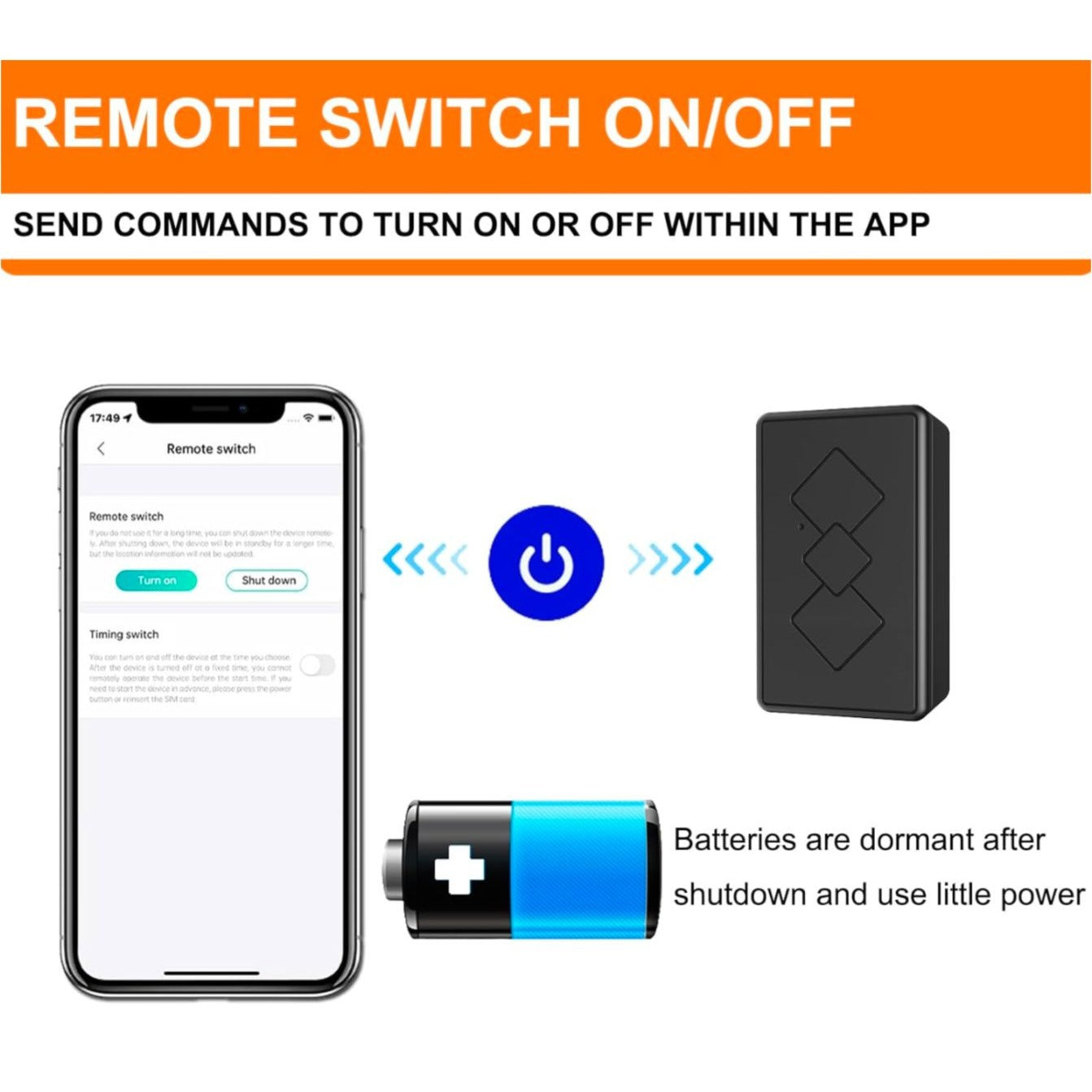 Mini GPS Tracker No Monthly Fee With USB Charging