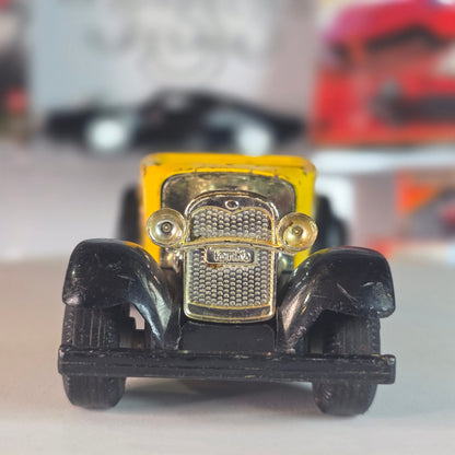 Vintage Tonka Hot Rod Mod Rod Yellow Black Chrome Engine USA