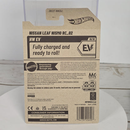 Hot Wheels 2025 Nissan Leaf Nismo RC_02 J-Case Treasure Hunt Chase Car 1:64 Scale Limited Edition 168/250