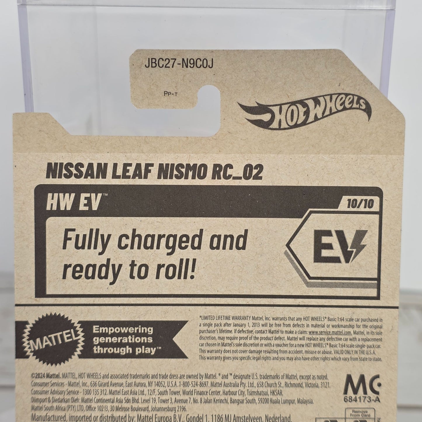 Hot Wheels 2025 Nissan Leaf Nismo RC_02 J-Case Treasure Hunt Chase Car 1:64 Scale Limited Edition 168/250