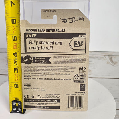 Hot Wheels 2025 Nissan Leaf Nismo RC_02 J-Case Treasure Hunt Chase Car 1:64 Scale Limited Edition 168/250