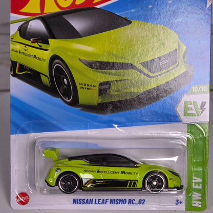 Hot Wheels 2025 Nissan Leaf Nismo RC_02 J-Case Treasure Hunt Chase Car 1:64 Scale Limited Edition 168/250
