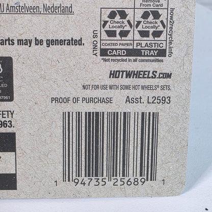 Hot Wheels Cone Shaker Die-Cast Car 148/250 Orange & Green Collectible New For 2025 Netflix Lets Race Series Mattel