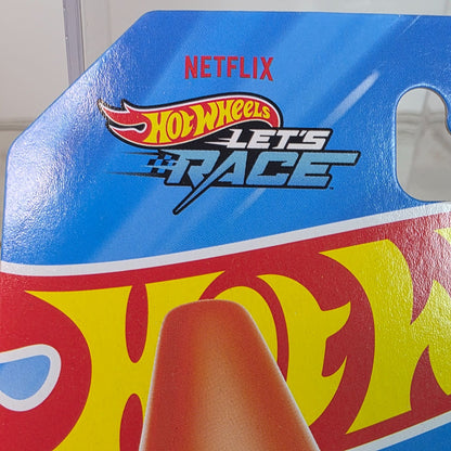 Hot Wheels Cone Shaker Die-Cast Car 148/250 Orange & Green Collectible New For 2025 Netflix Lets Race Series Mattel