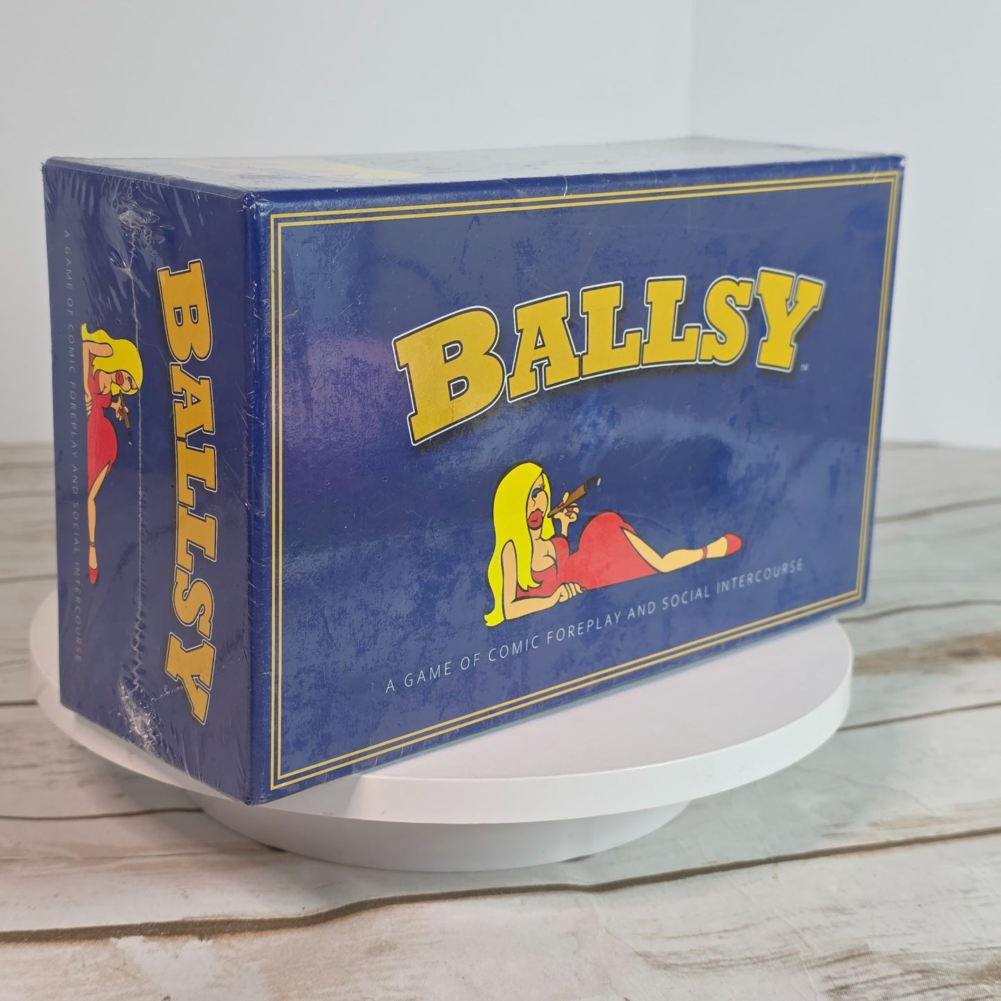 Ballsy Adult Party Card Game Comic Foreplay & Social Intercourse For 4-12 Players Ages 17+