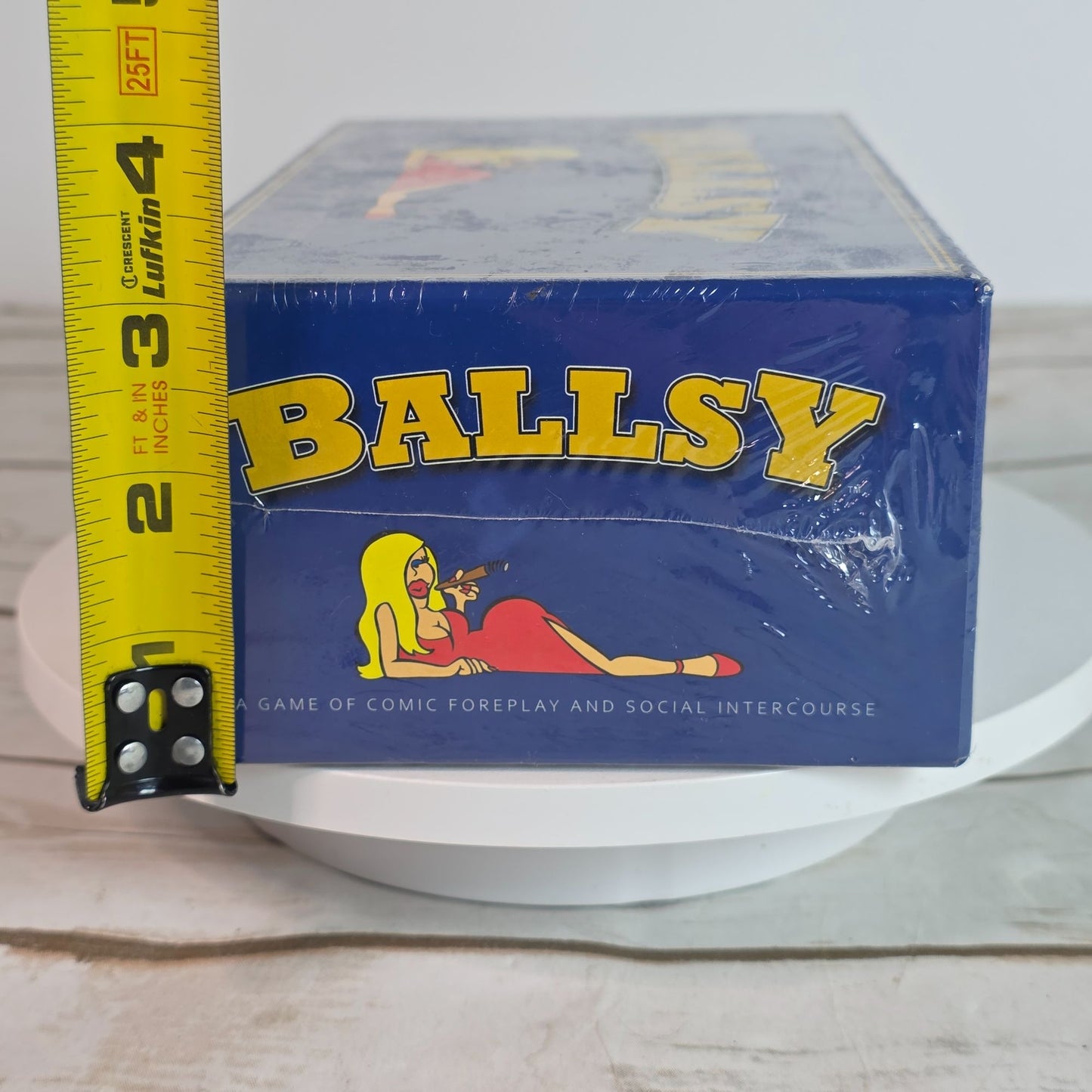 Ballsy Adult Party Card Game Comic Foreplay & Social Intercourse For 4-12 Players Ages 17+