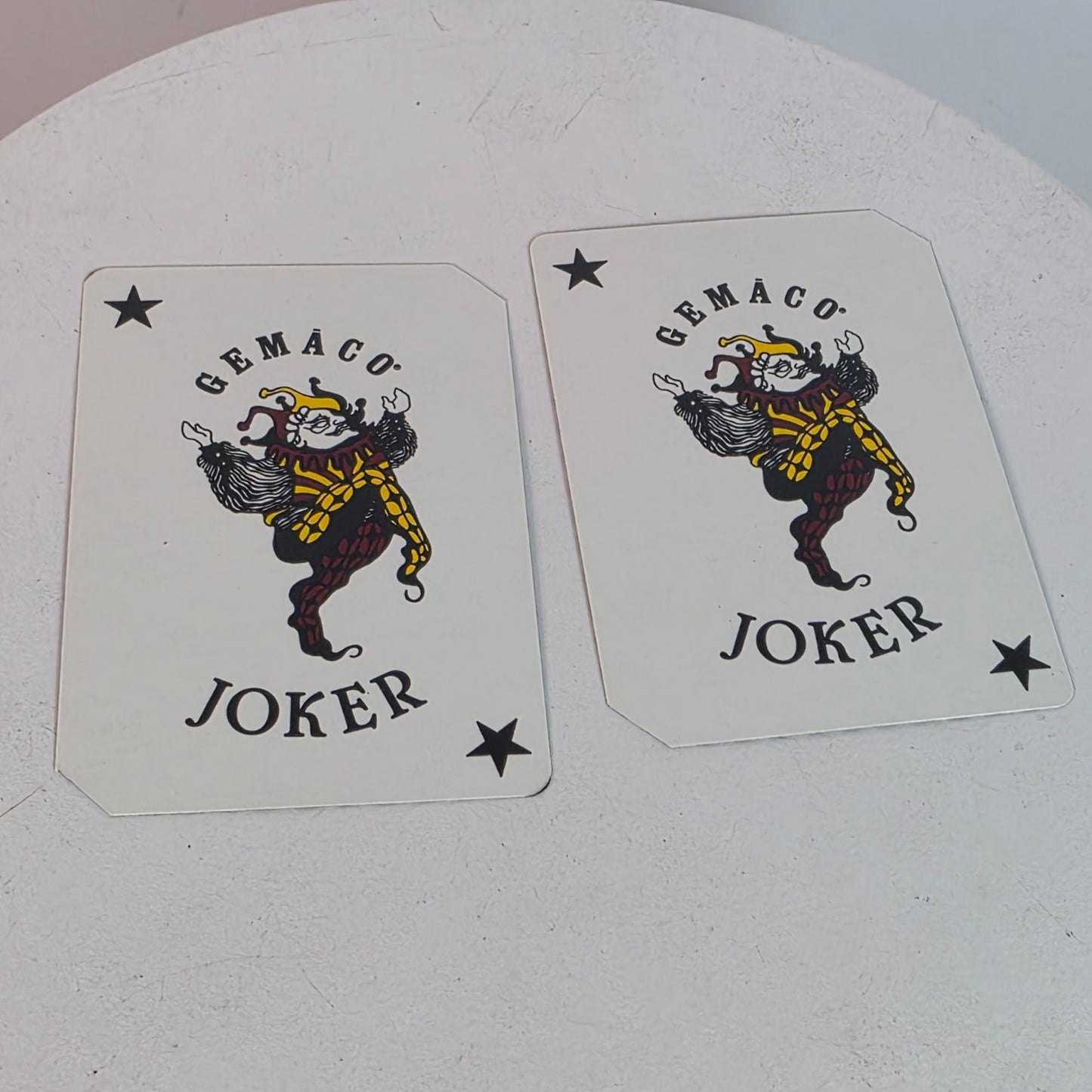 1995 Casino Magic Gemaco Floor Used Deck - Clown Jokers, Authentic Box Notes BJ21 OUT