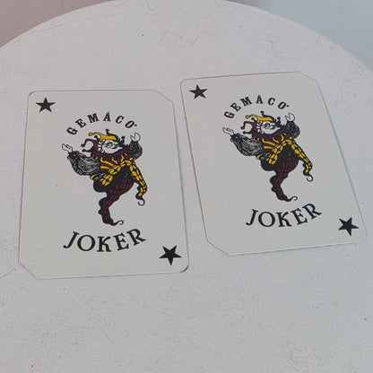 1995 Casino Magic Gemaco Floor Used Deck - Clown Jokers, Authentic Box Notes BJ21 OUT