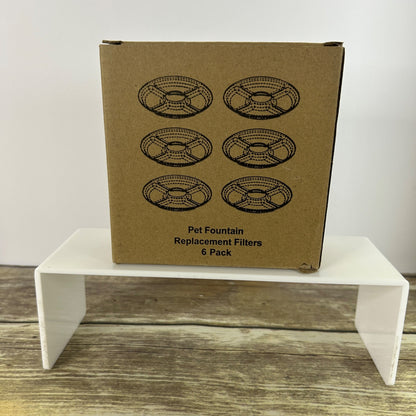 Pet Fountain Replacement Filters 6 Pack For Cats & Dogs