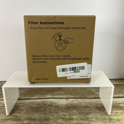 Pet Fountain Replacement Filters 6 Pack For Cats & Dogs
