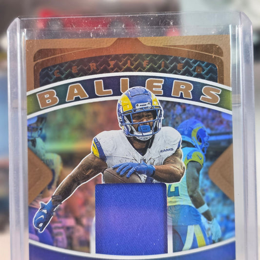 2024 Panini Certified #CBM-KWS Kyren Williams Rams Ballers Jersey Relic Loader
