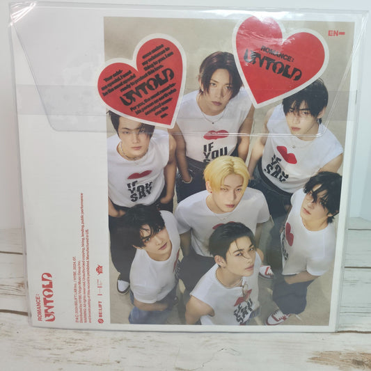 ENHYPEN "Romance: Untold" Exclusive Limited Edition Red Vinyl Album