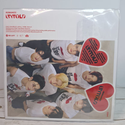 ENHYPEN "Romance: Untold" Exclusive Limited Edition Red Vinyl Album