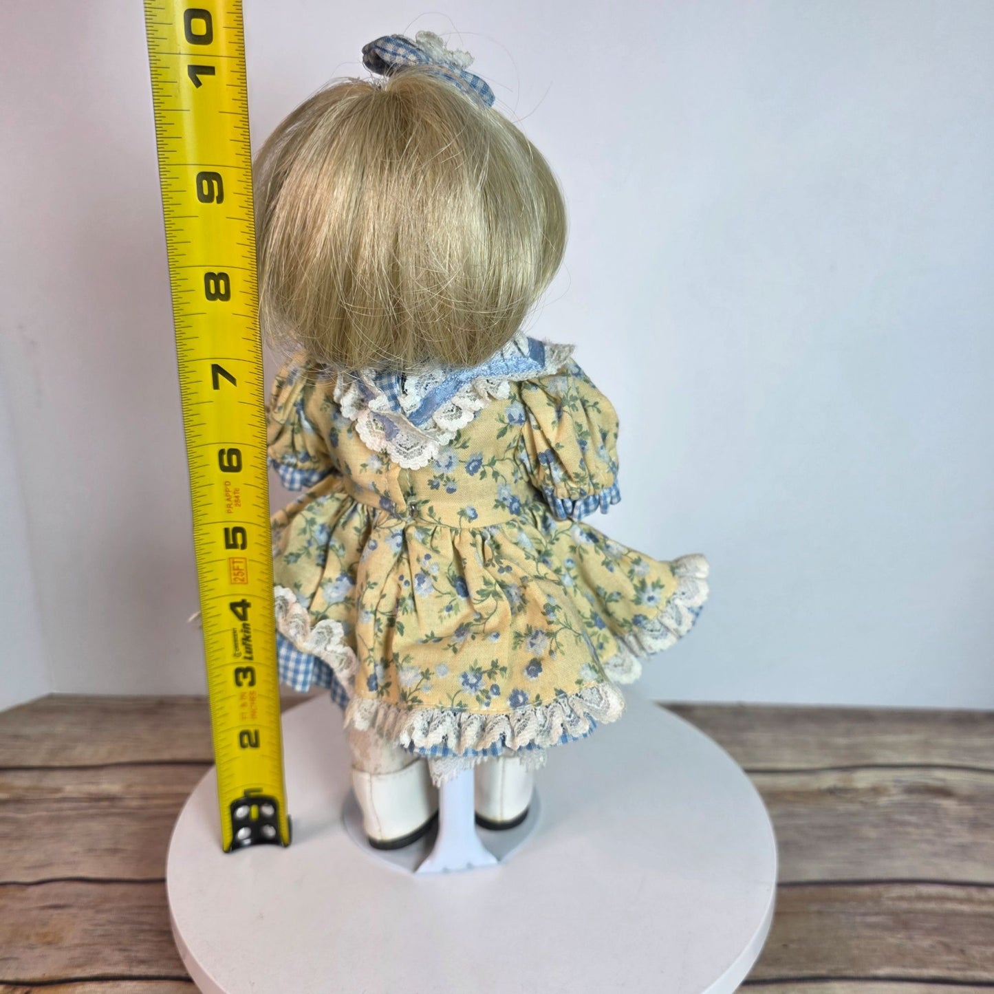 Franklin Heirloom Porcelain Doll By Maryse Nicole In Floral Dress
