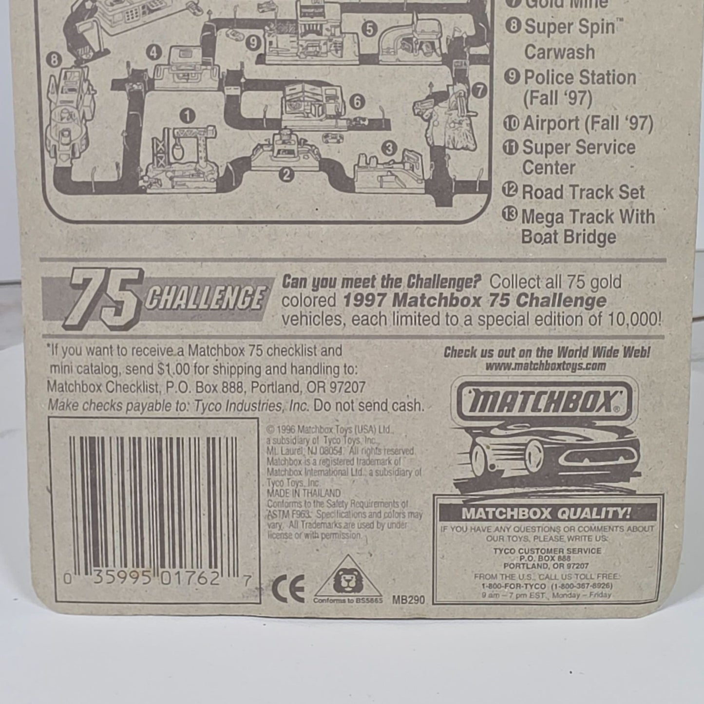 Matchbox Superfast Street Streak Diecast Car #62 Of 75 Vehicles New Look Collectible 1990s Vintage Toy In Sealed Packaging