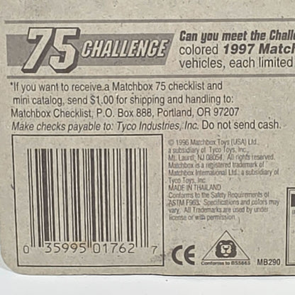 Matchbox Superfast Street Streak Diecast Car #62 Of 75 Vehicles New Look Collectible 1990s Vintage Toy In Sealed Packaging