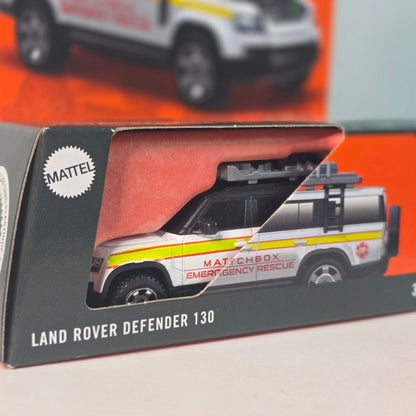 Matchbox Moving Parts Land Rover Defender 110 Police New MOC