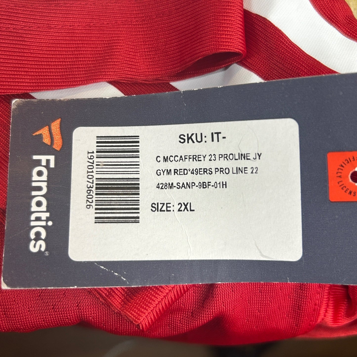 San Francisco 49ers NFL Pro Line 2XL Red Jersey