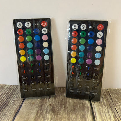 Olafus RGB LED Floodlights 100W Multi-Color Outdoor Lights Pack Of 2 120° Beam Angle 30000H Lifespan IP66 Waterproof