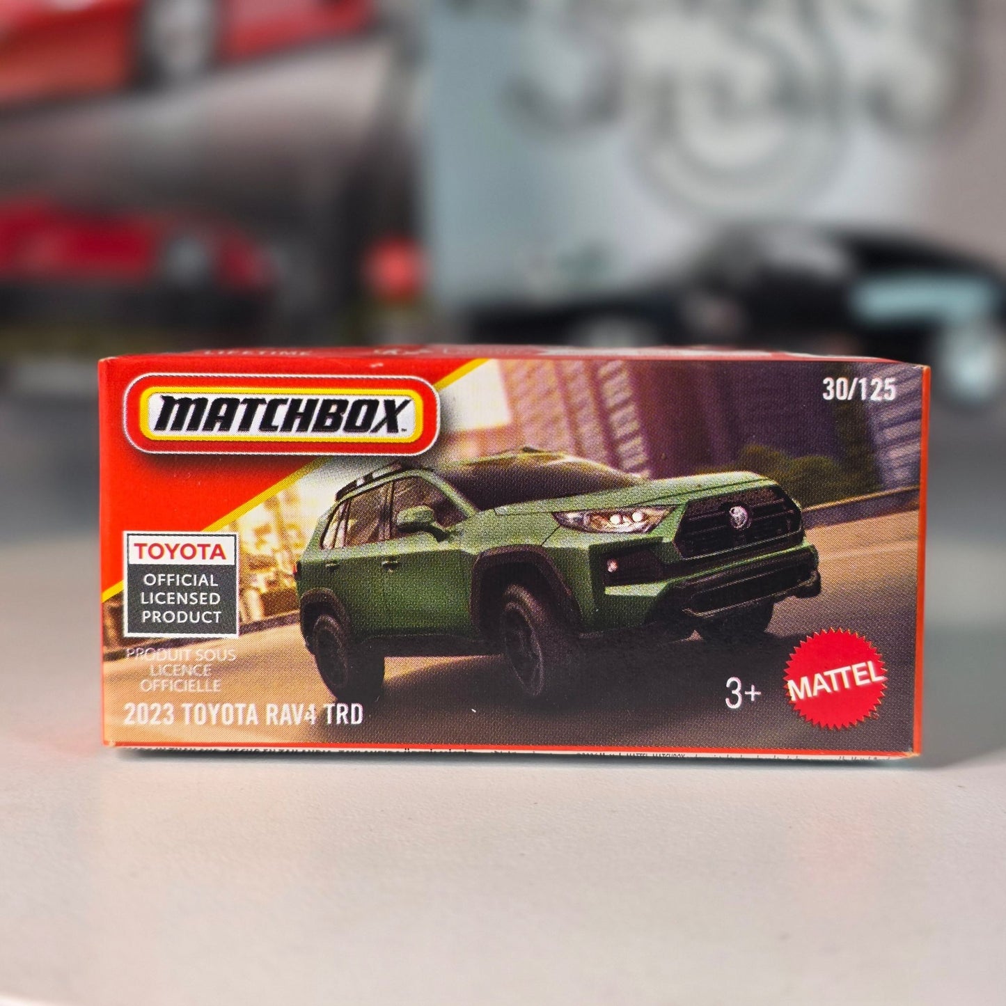 Matchbox 2025 2023 Toyota RAV4 TRD Green 30/125 Sealed PowerGrab Licensed