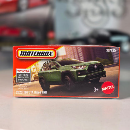 Matchbox 2025 2023 Toyota RAV4 TRD Green 30/125 Sealed PowerGrab Licensed