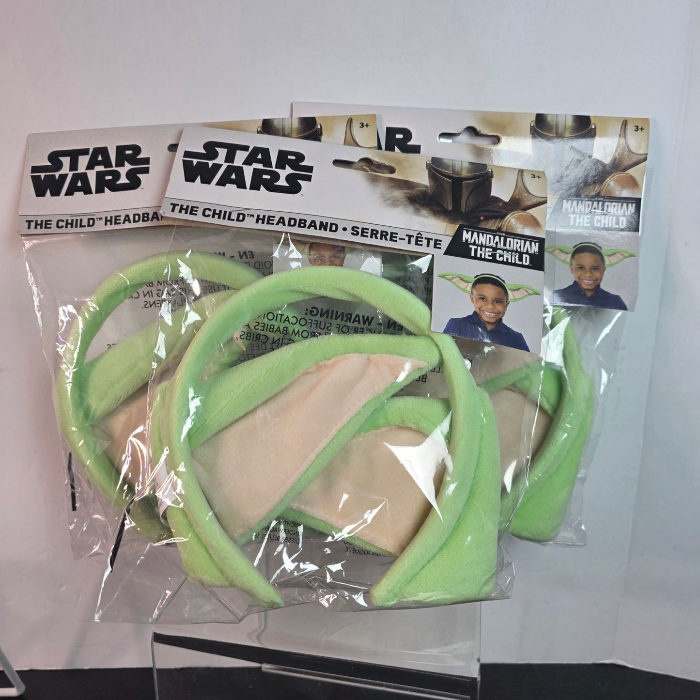 Baby Yoda Party Supplies Lot Plates Headbands Bracelets Mandalorian New
