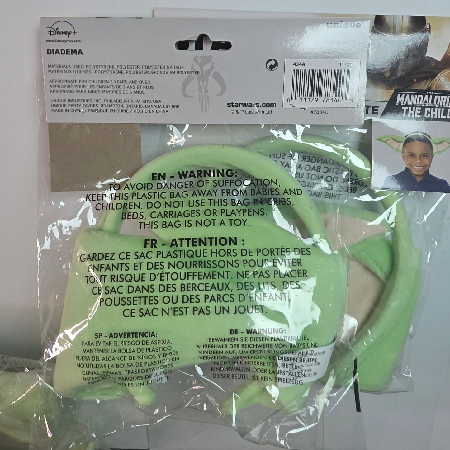 Baby Yoda Party Supplies Lot Plates Headbands Bracelets Mandalorian New