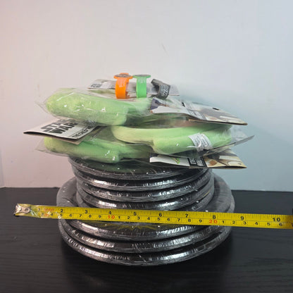 Baby Yoda Party Supplies Lot Plates Headbands Bracelets Mandalorian New