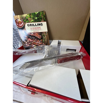 Grilling Kit With Tools Basket & 50 Recipes