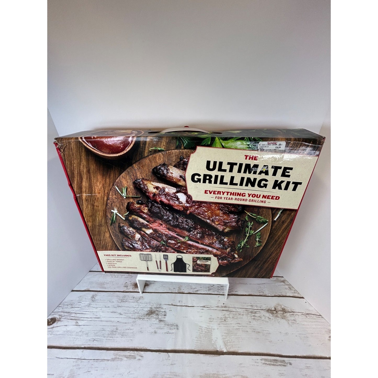 Grilling Kit With Tools Basket & 50 Recipes