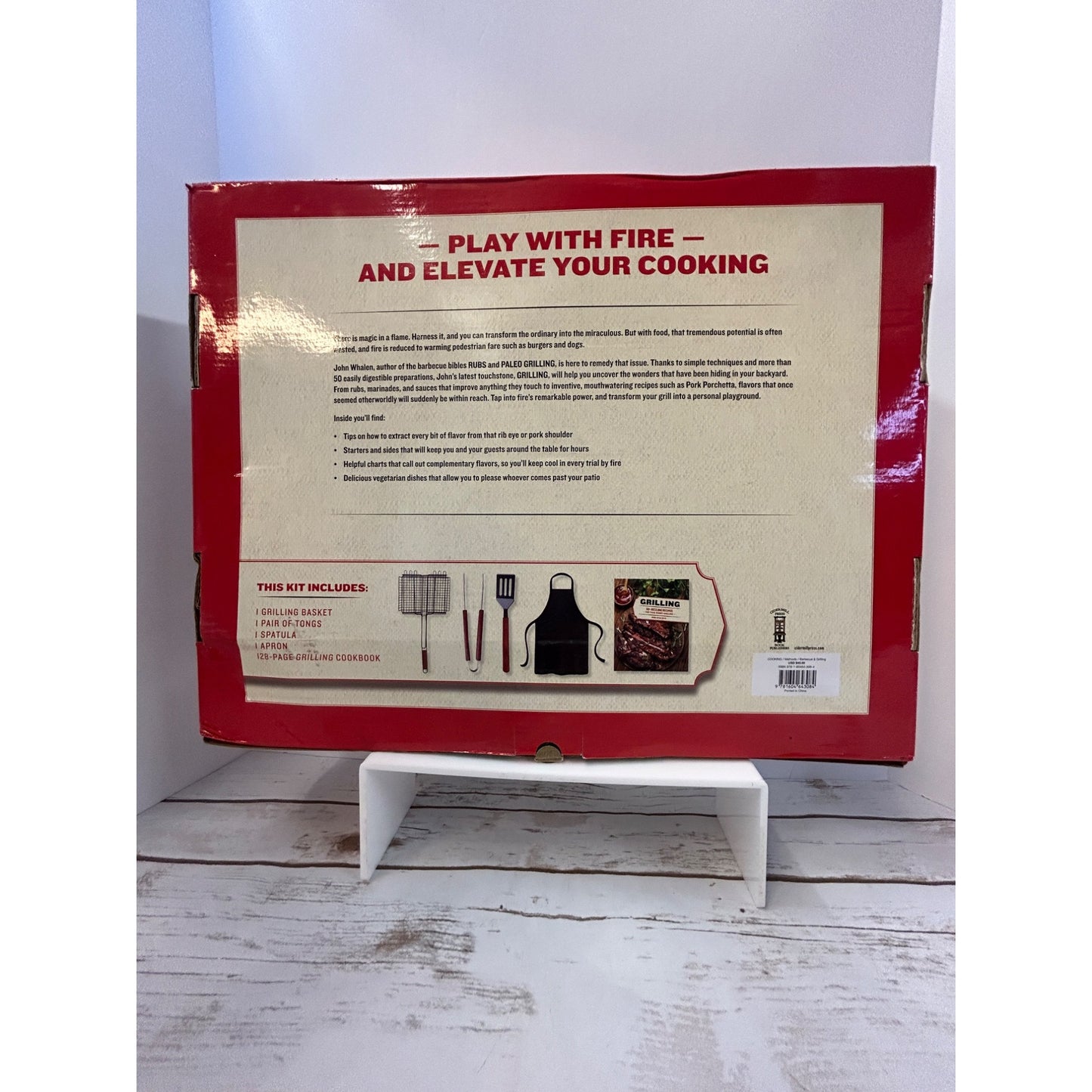 Grilling Kit With Tools Basket & 50 Recipes