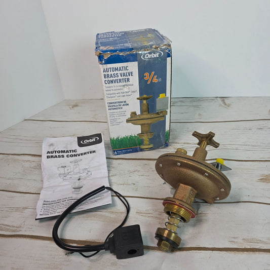 Automatic Brass Valve Converter 3/4 Inch Orbit