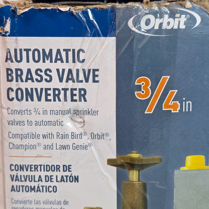 Automatic Brass Valve Converter 3/4 Inch Orbit