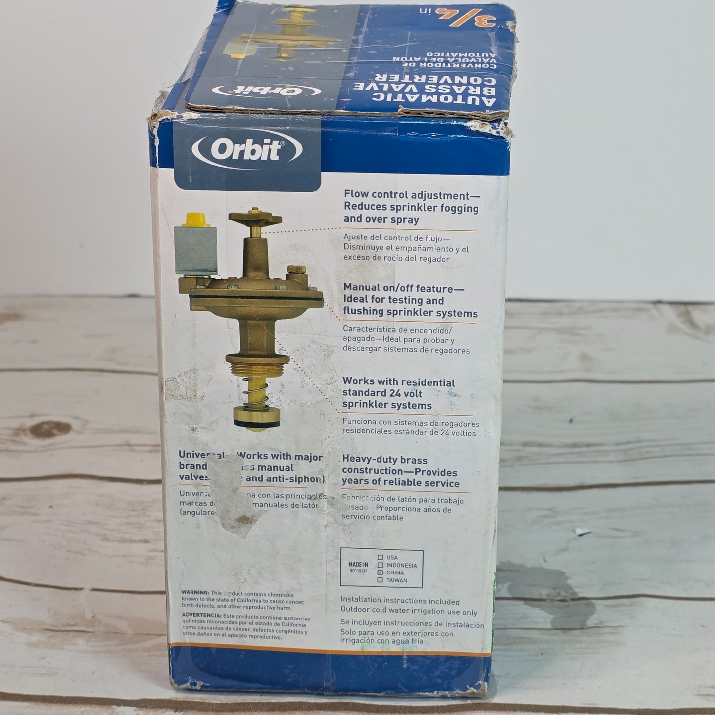 Automatic Brass Valve Converter 3/4 Inch Orbit