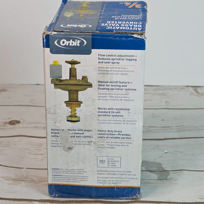 Automatic Brass Valve Converter 3/4 Inch Orbit
