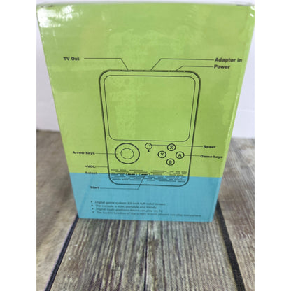 G5 Game Box 3.0 Inch Digital Handheld Game Player With AV/DC Cable & User Manual