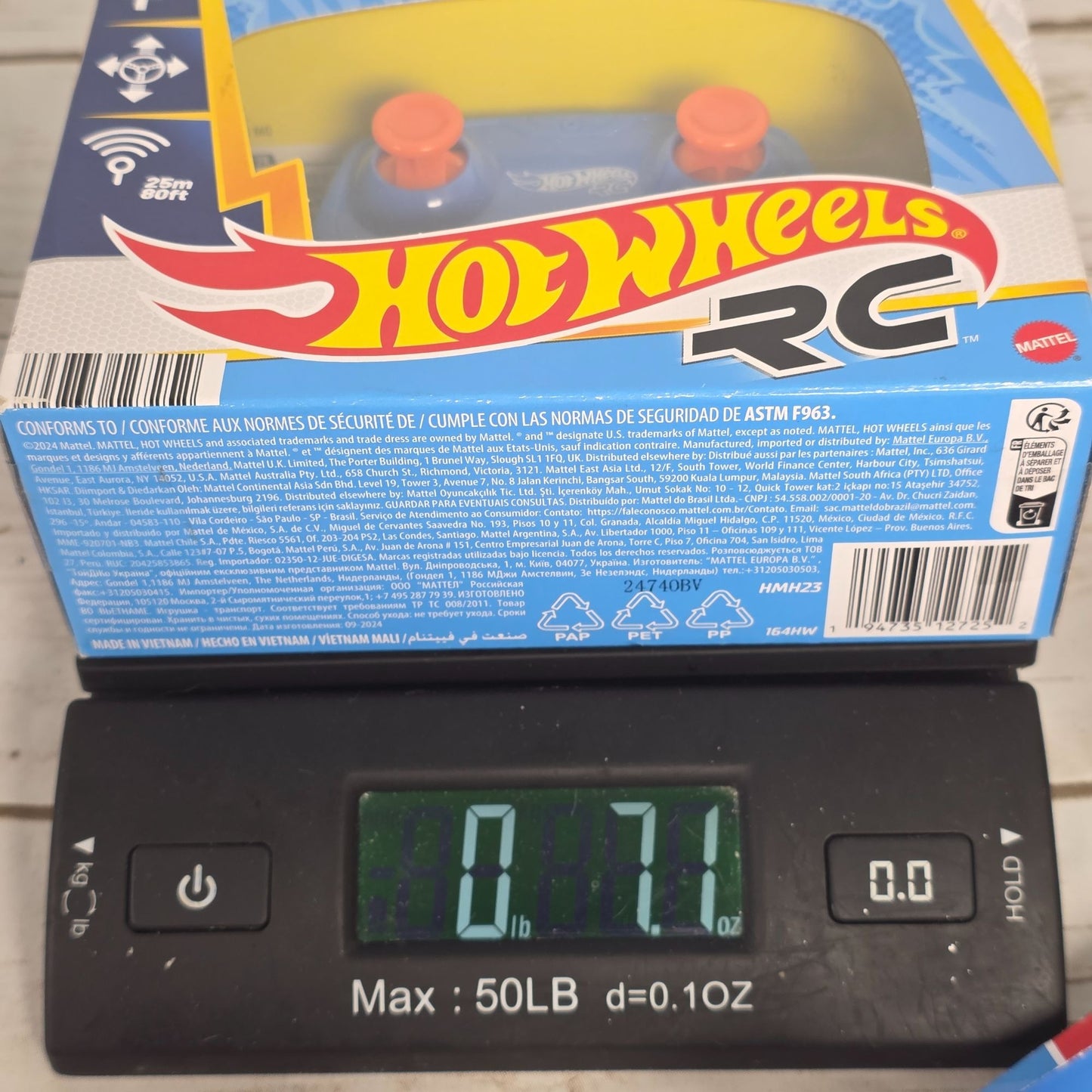 Hot Wheels RC Chevrolet Corvette Blue Remote Control Car 5+