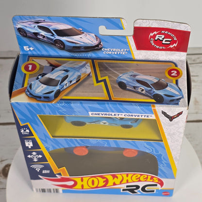 Hot Wheels RC Chevrolet Corvette Blue Remote Control Car 5+