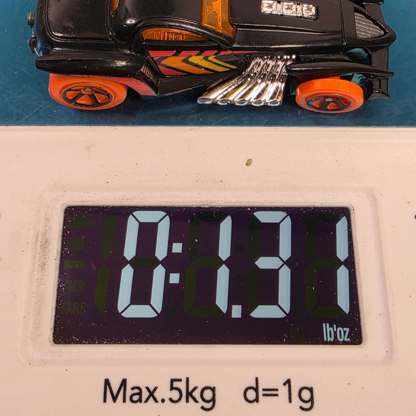 2015 Hot Wheels BURL-ESQUE Black Orange Diecast 1:64 Car Track Builder Unlimited
