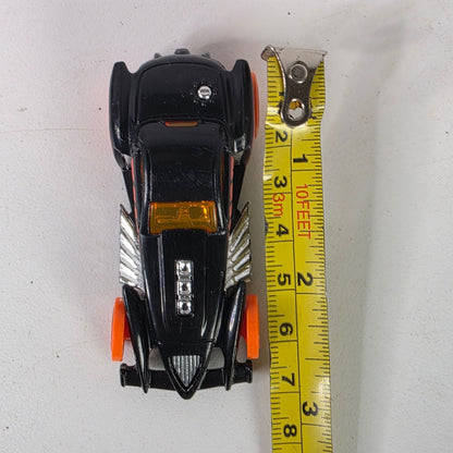 2015 Hot Wheels BURL-ESQUE Black Orange Diecast 1:64 Car Track Builder Unlimited
