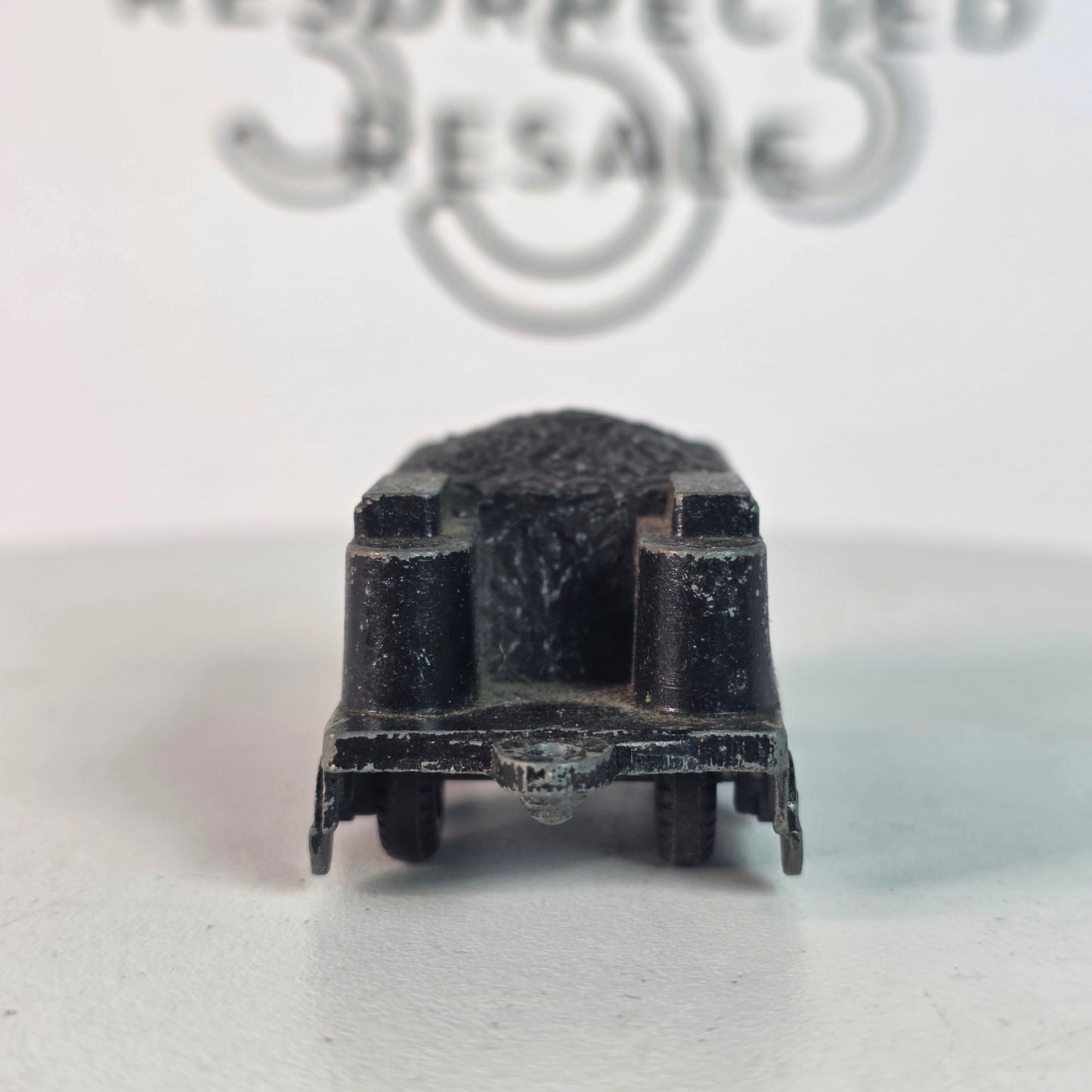 Vintage Midgetoy Freight Coal Car Black Patina 1950s Diecast Loose